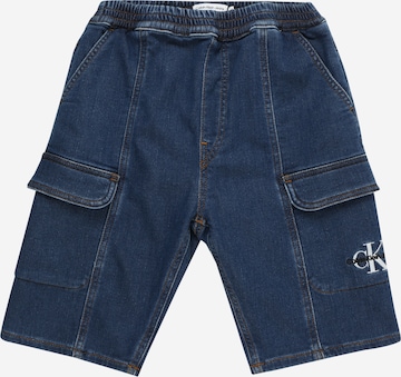 Calvin Klein Jeans Štandardný strih Džínsy - Modrá: predná strana