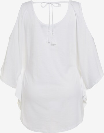 T-shirt Ulla Popken en blanc