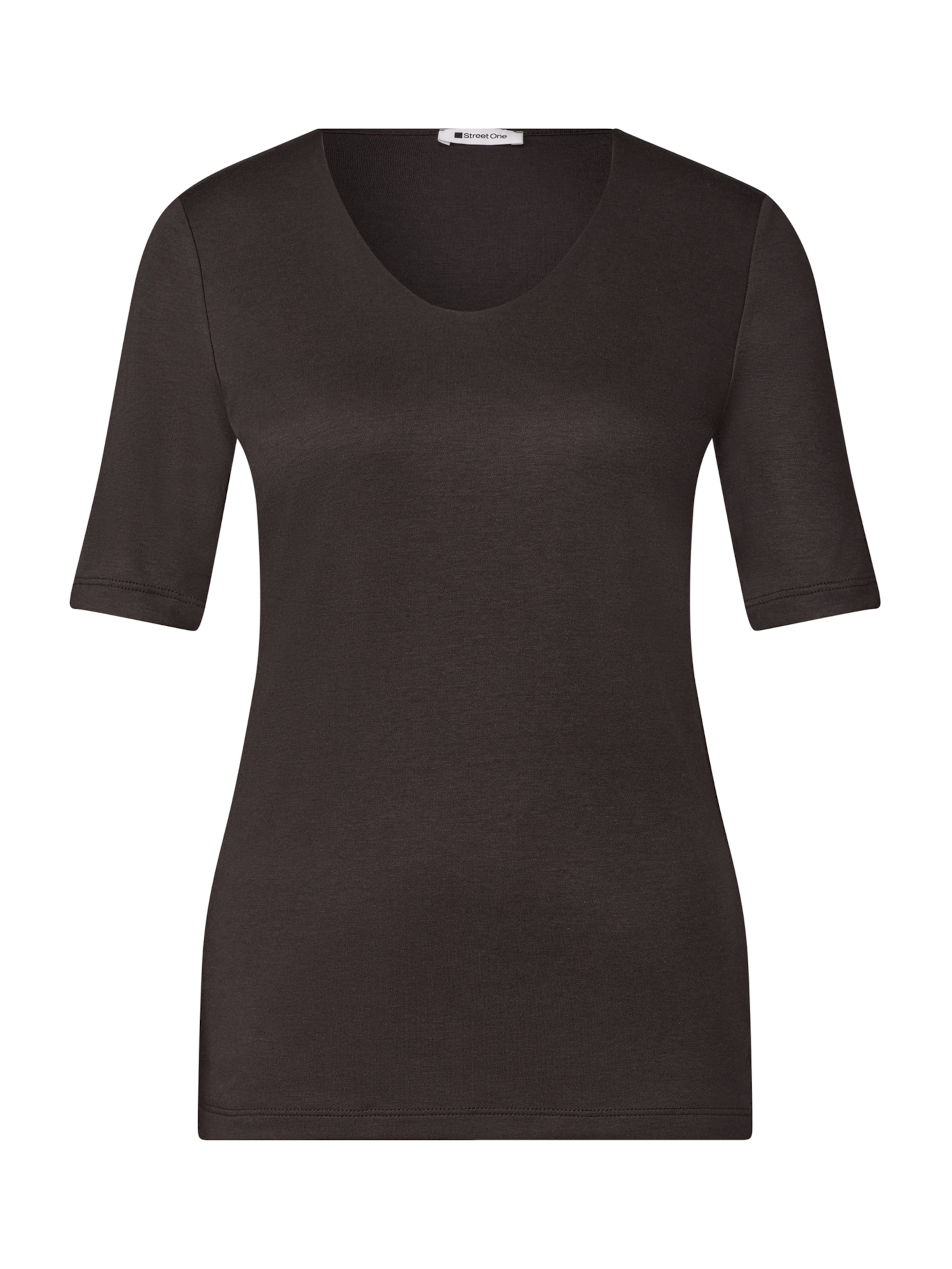STREET ONE T-Shirt 'Palmira' in Schwarz: Vorderseite