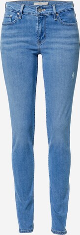 LEVI'S ® Kitsas Teksapüksid '711 Skinny', värv sinine: eest vaates