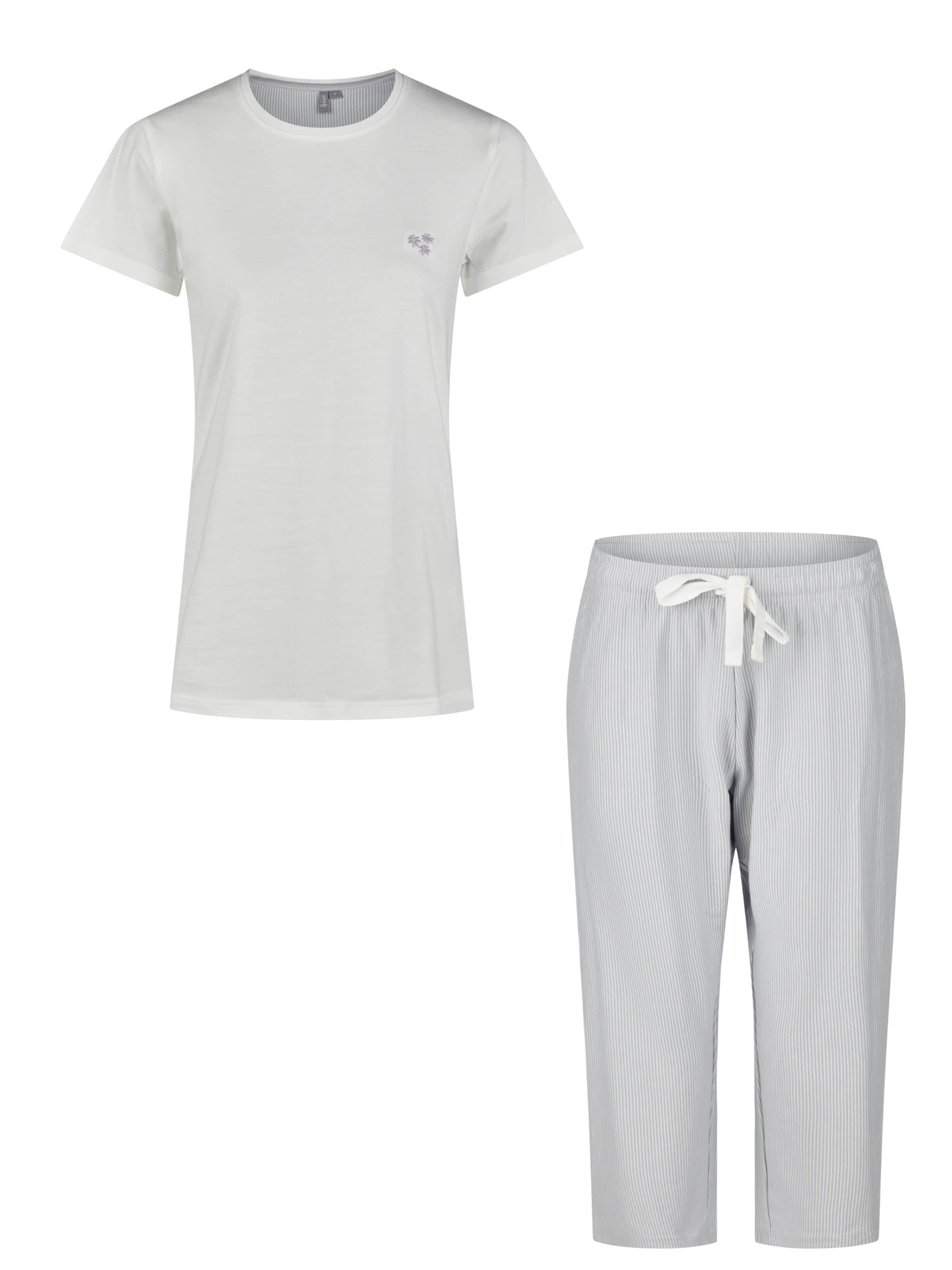 By Louise Pajama in White: front