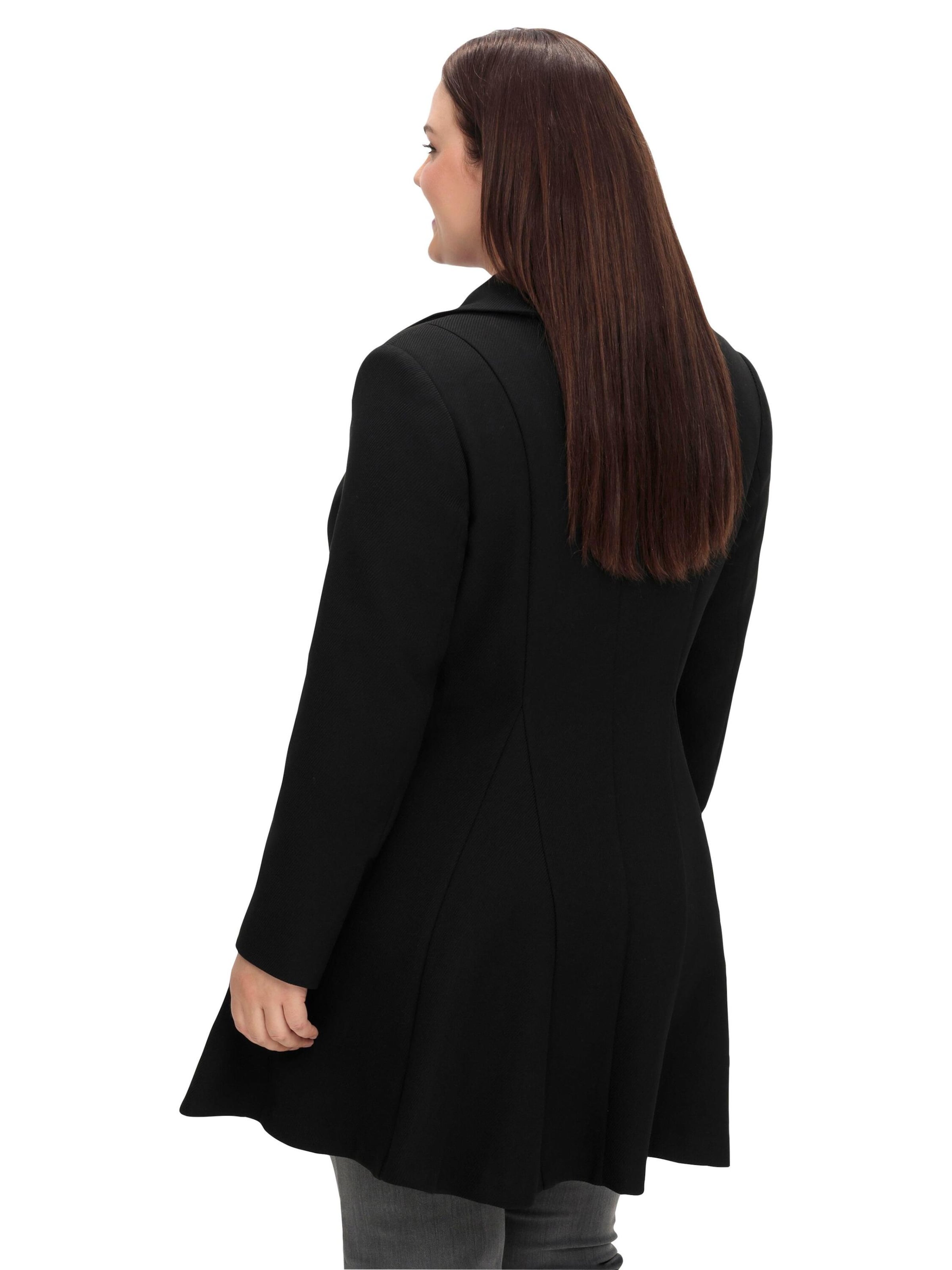 SHEEGO - Abrigo de entretiempo en negro