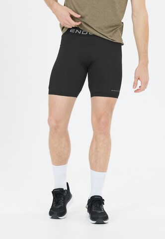 ENDURANCE Skinny Sports trousers 'Power V3' in Black: front