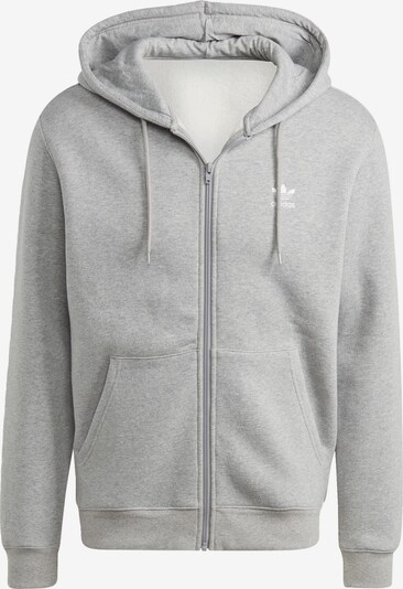 ADIDAS ORIGINALS Sweat jacket 'Trefoil Essentials ' in Light grey, Item view