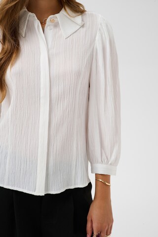 Cream Blouse in White
