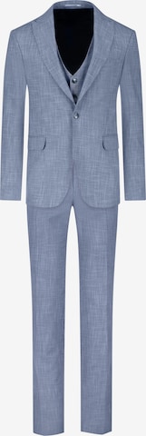 Prestije Slim fit Suit in Blue: front