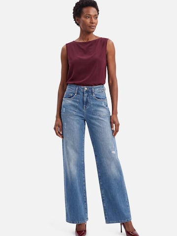 Wide Leg Jean M.O.D MIRACLE OF DENIM en bleu : devant