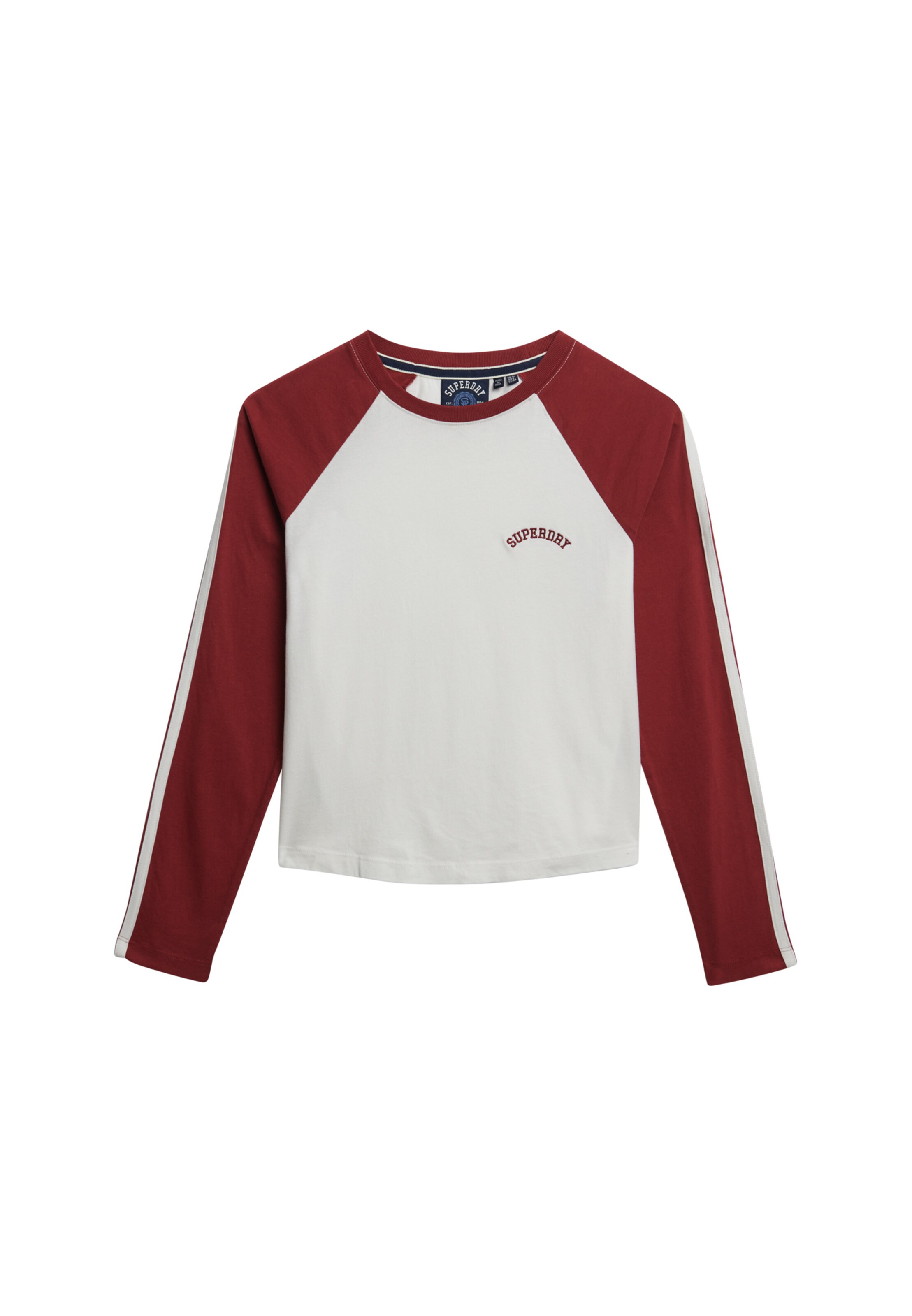 T-shirt 'Essential' Superdry en rouge : devant