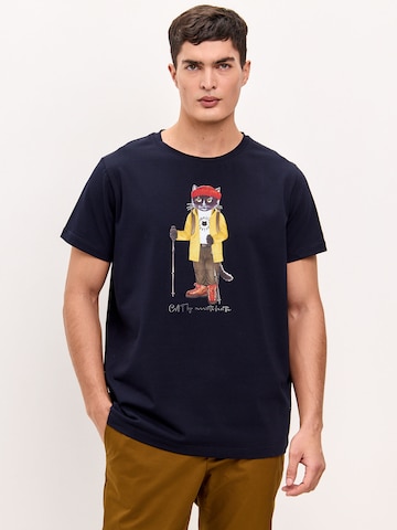 CAT by Maniita Lacitta Shirt in Blauw: voorkant