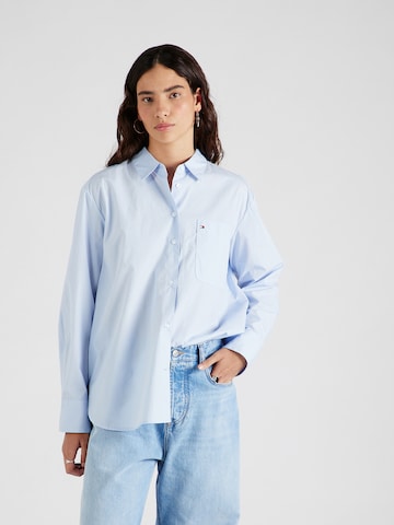 Camicia da donna 'Essential' di TOMMY HILFIGER in blu: frontale