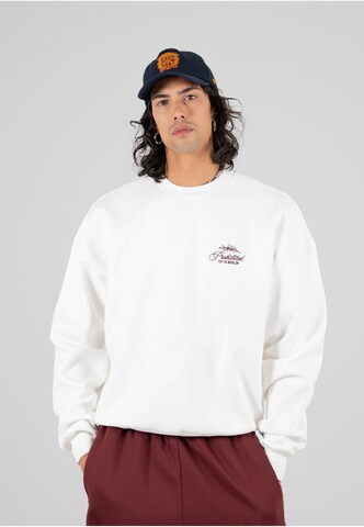 Sweat-shirt 'PB Leaf' Prohibited en blanc