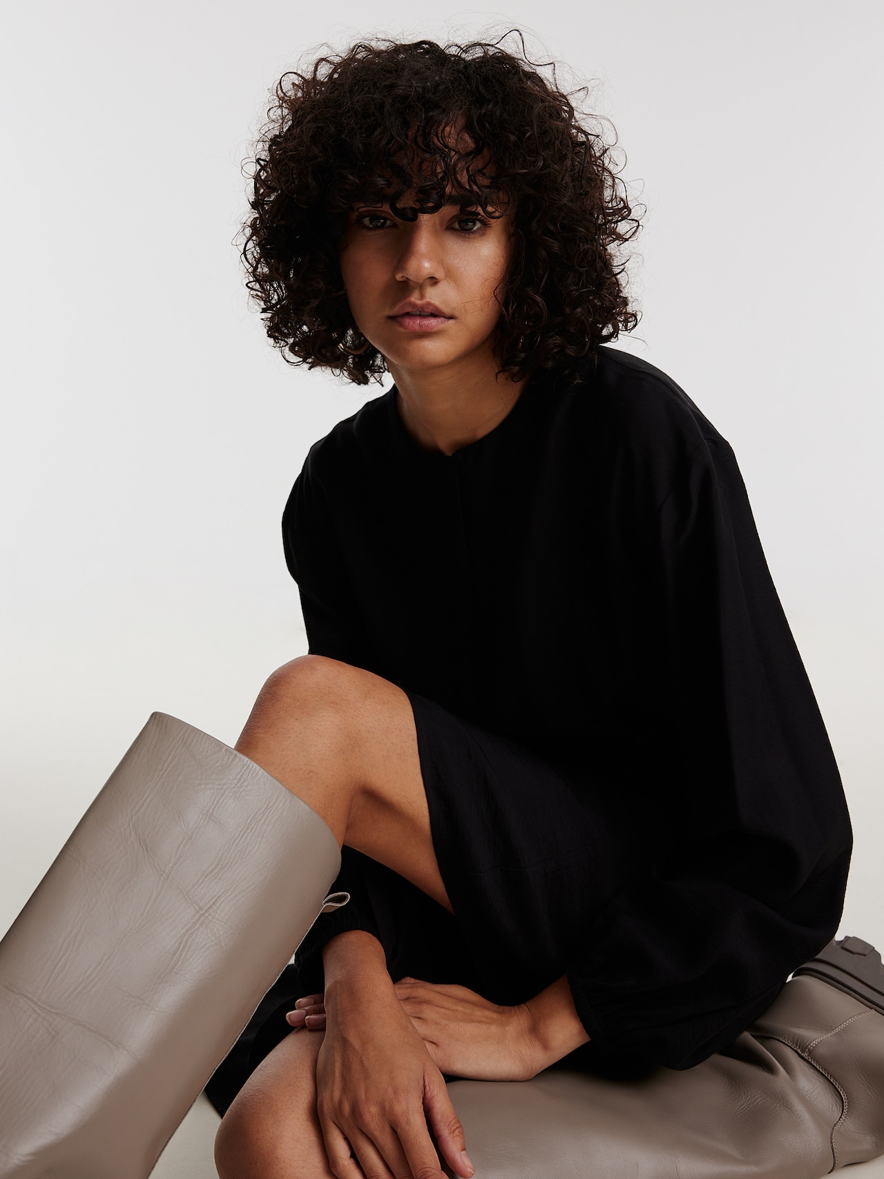 EDITED Producten Jurk 'Jeanette' Zwart