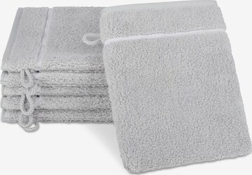 ROSS Handtuch 'Sensual Skin Karo' in Grau: Vorderseite
