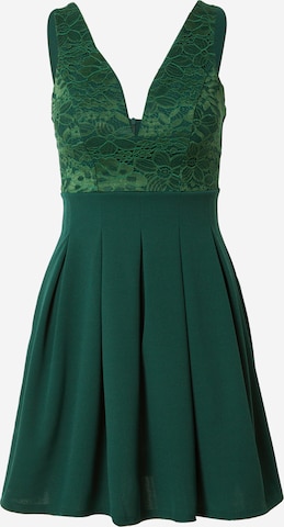 WAL G. Cocktail Dress in Green: front
