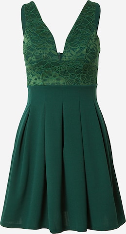 Robe de cocktail WAL G. en vert : devant