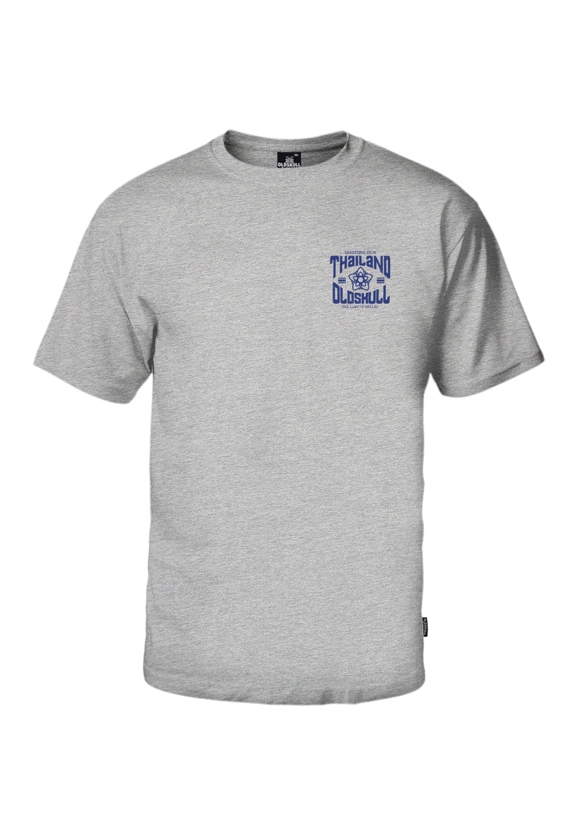 Oldskull T-Shirt 'Asian Sawadtee' in Grau