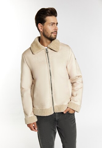 Veste mi-saison DreiMaster Vintage en beige : devant