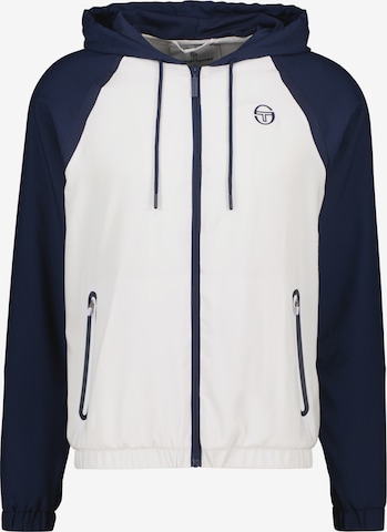 Sergio Tacchini Trainingsjacke 'Rispecchio' in Weiß: Vorderseite