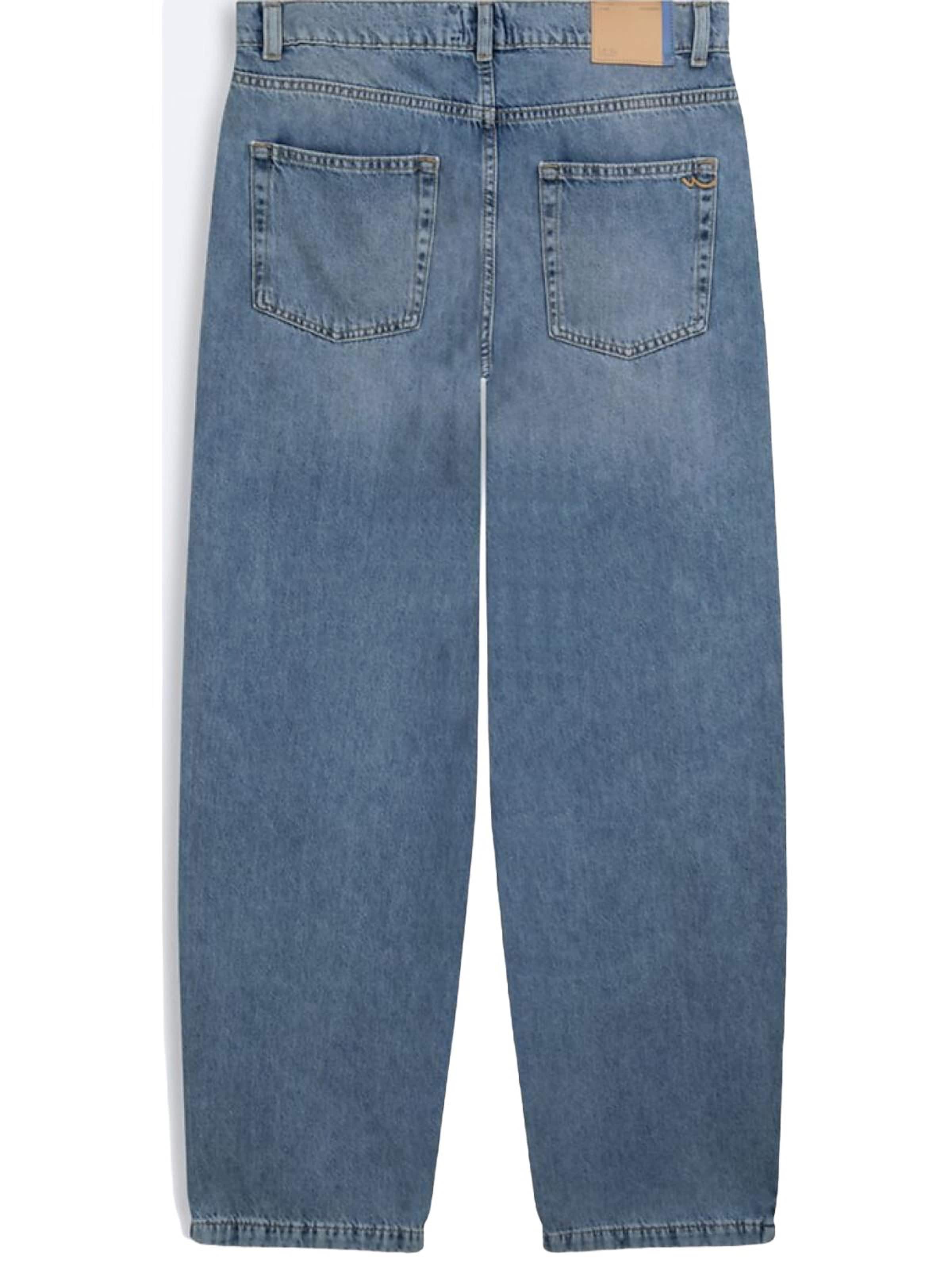 LTB Jeans - Ropa ancha Vaquero 'LTB Jeans Damen Larrie Tapered Baggy Mid Waist Jeanshose' en azul