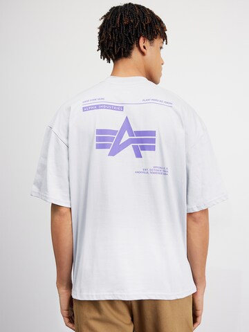 ALPHA INDUSTRIES Koszulka w kolorze szary: przód