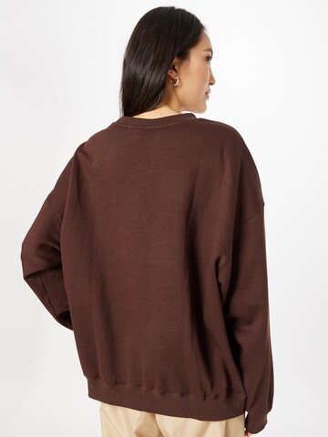 Sweat-shirt WEEKDAY en marron