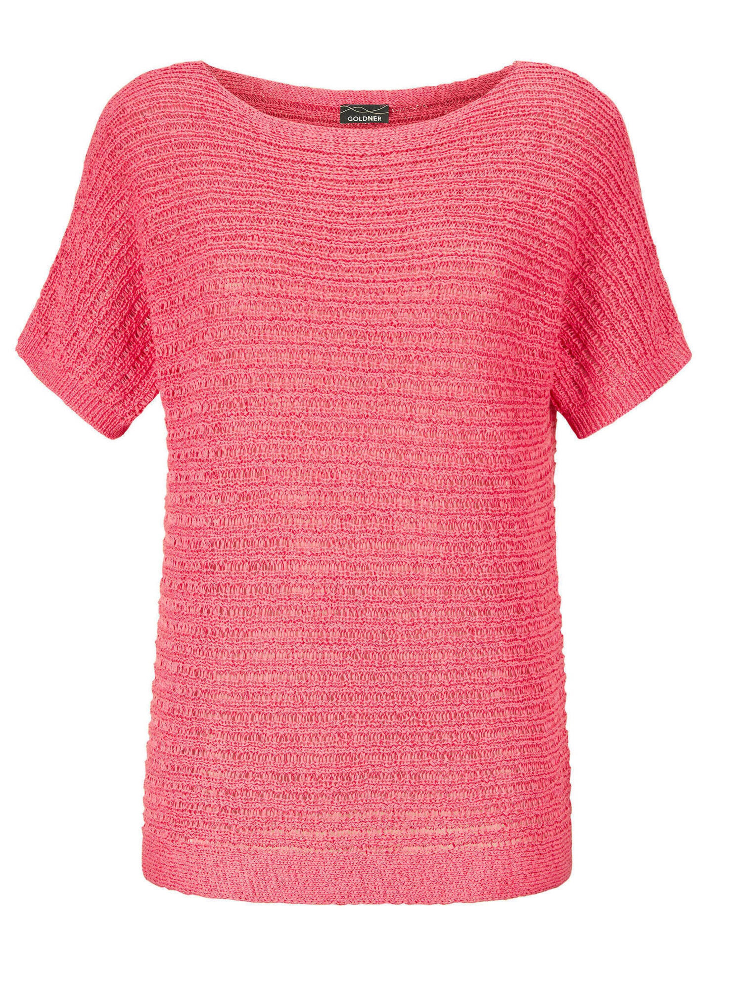 Goldner Pullover in Orange: Vorderseite