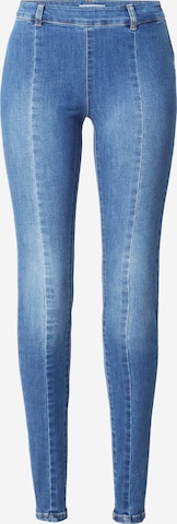 ONLY Skinny Jeans 'WAUW' in Blauw: voorkant