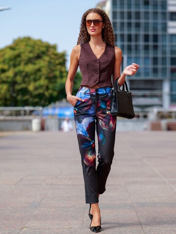 JIORO Skinny Broek 'VIOLET' in Zwart