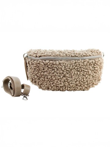 lePelou Fanny Pack 'EMMA' in Grey: front