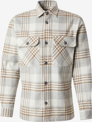 JACK & JONES Regular fit Srajca 'JPRRAYLE' | rjava barva: sprednja stran