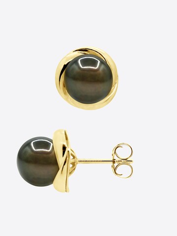 Boucles d'oreilles 'MAGAYA' Ateliers Saint Germain en jaune : devant