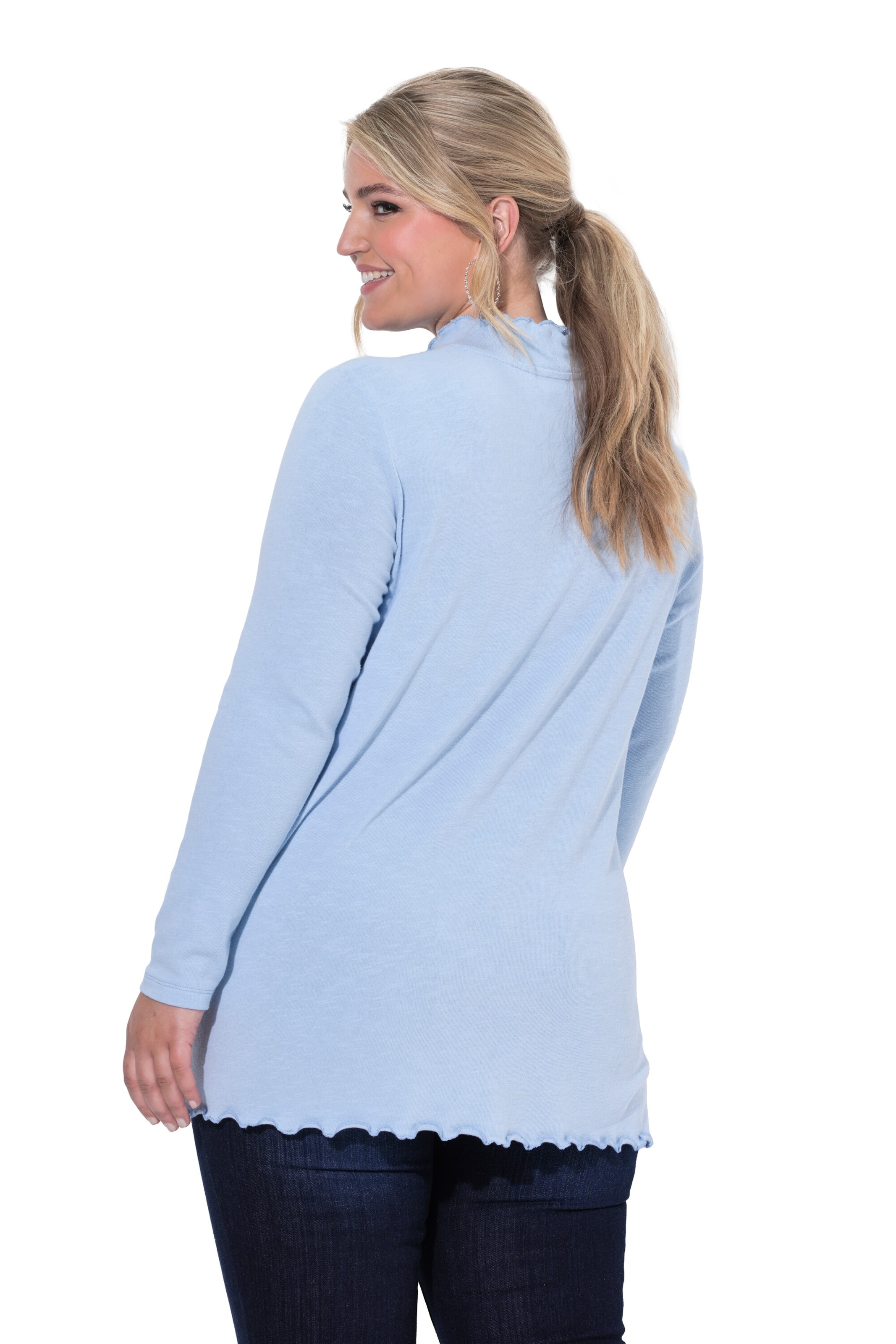 MIAMODA Sweater in Blue