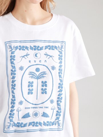 RVCA T-shirt 'GOOD THINGS ON' i vit