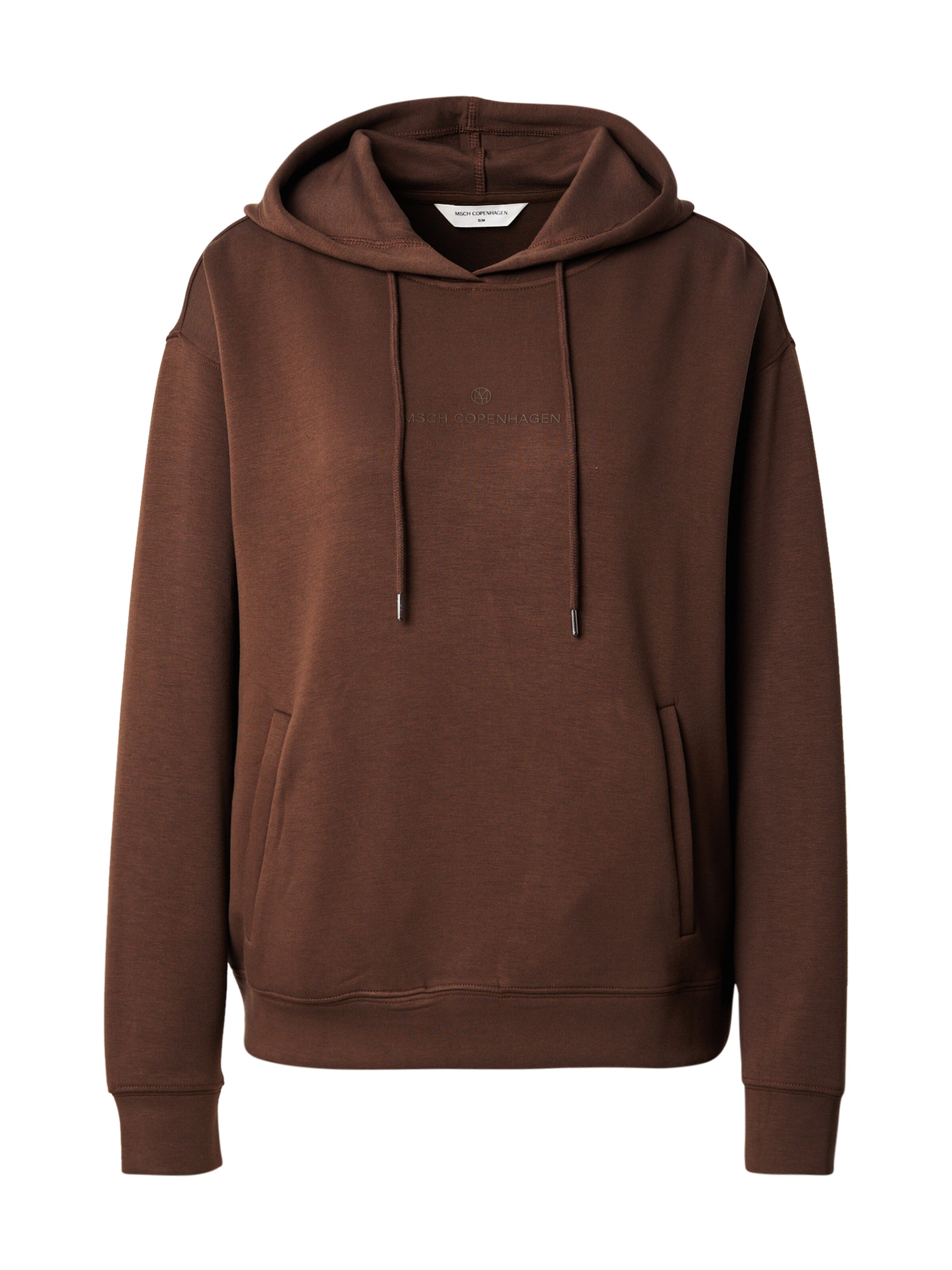 MSCH COPENHAGEN Bluzka sportowa w kolorze ciemnobrązowym, Podgląd produktu