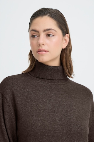 Pulz Knit dress 'PZSteffi' in Brown