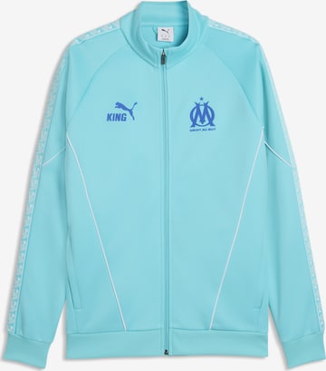 PUMA Sportjas 'Olympique de Marseille King Anthem' in Blauw: voorkant
