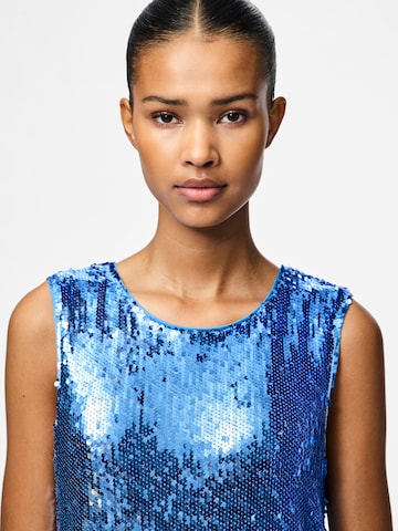 PIECES Top 'PCROME' – modrá
