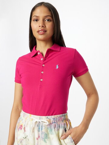 Polo Ralph Lauren - Camisa 'Julie' em rosa: frente