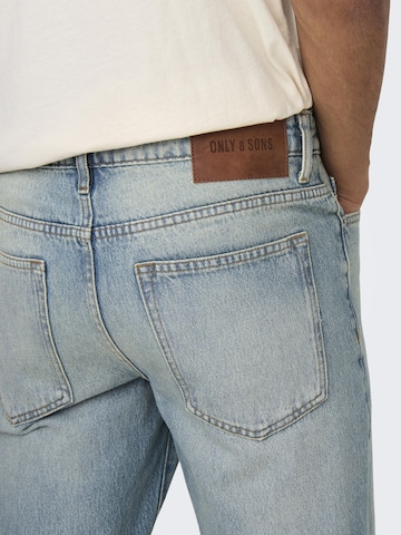 Only & Sons Regular Jeans 'ONSEdge' in Blauw