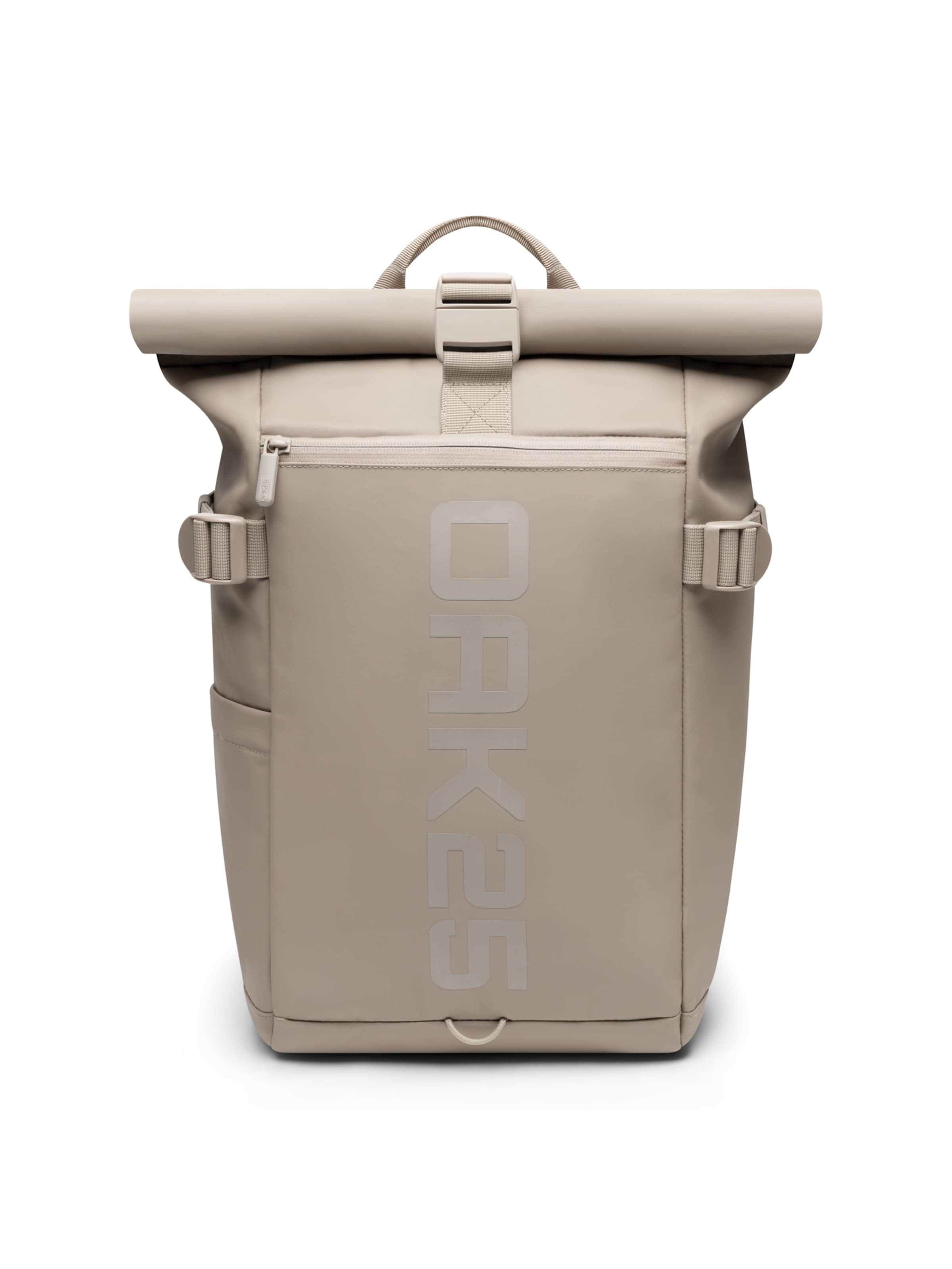 OAK25 Backpack 'LumoSense Rolltop Lite' in Beige: front