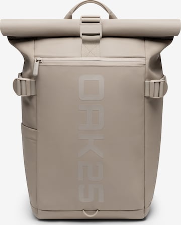 OAK25 Rugzak 'LumoSense Rolltop Lite' in Beige: voorkant