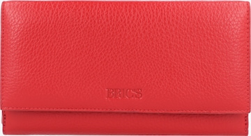 Bric's Wallet in Red: front