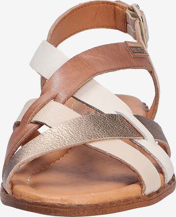 PIKOLINOS Strap Sandals 'Algar' in Brown