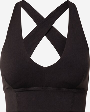 aim'n Bustier Sports-BH 'Bossbabe' i sort: forside