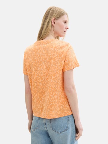 TOM TAILOR T-Shirt in Orange