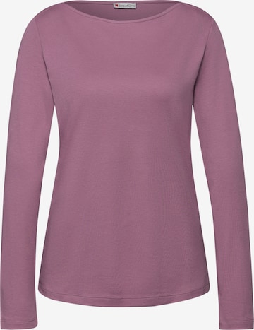 STREET ONE Shirt in Purple: front