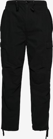 Superdry Loose fit Cargo Pants in Black: front