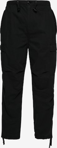 Superdry Cargo Pants in Black: front