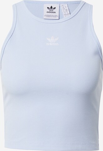 Top 'Rib' di ADIDAS ORIGINALS in blu: frontale