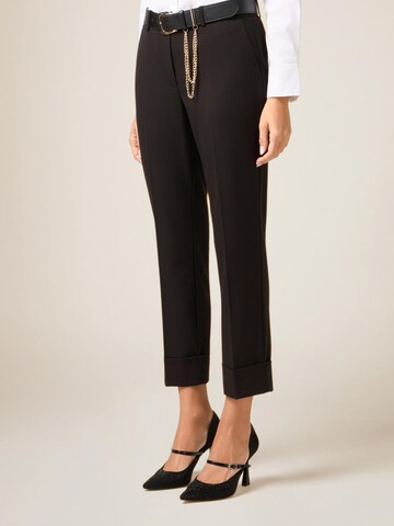 Regular Pantalon oltre en noir